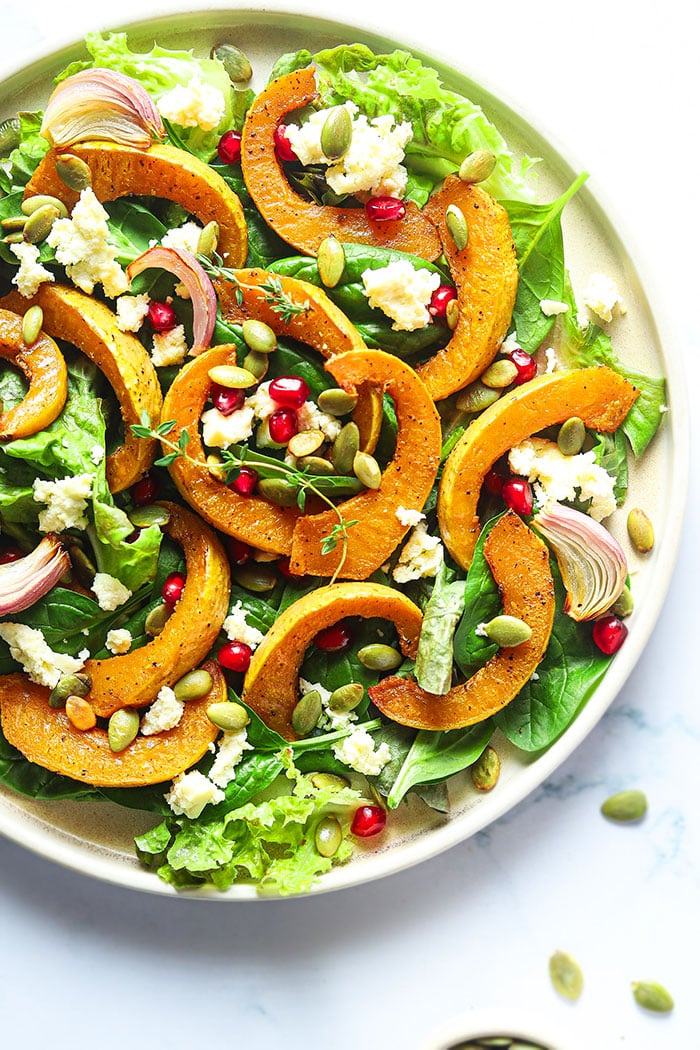 Sauteed Wattleseed and Lemon Myrtle Pumpkin Salad