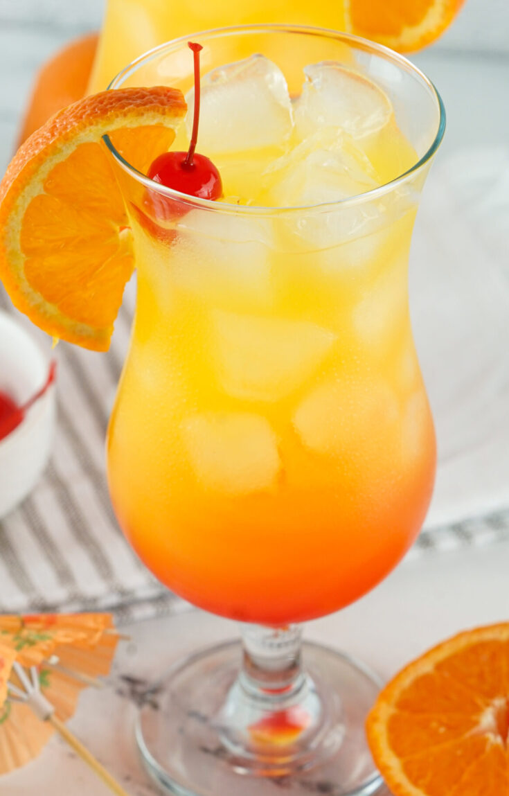 Ginger-Lime Tequila Sunset