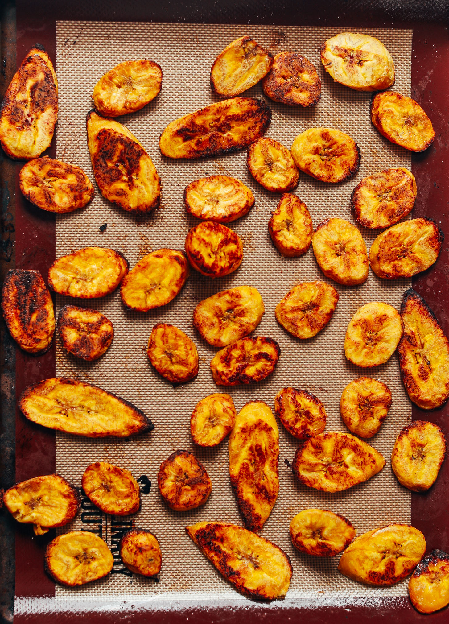 Pan-Fried Plantains with Guatemalan Black Bean Refrito