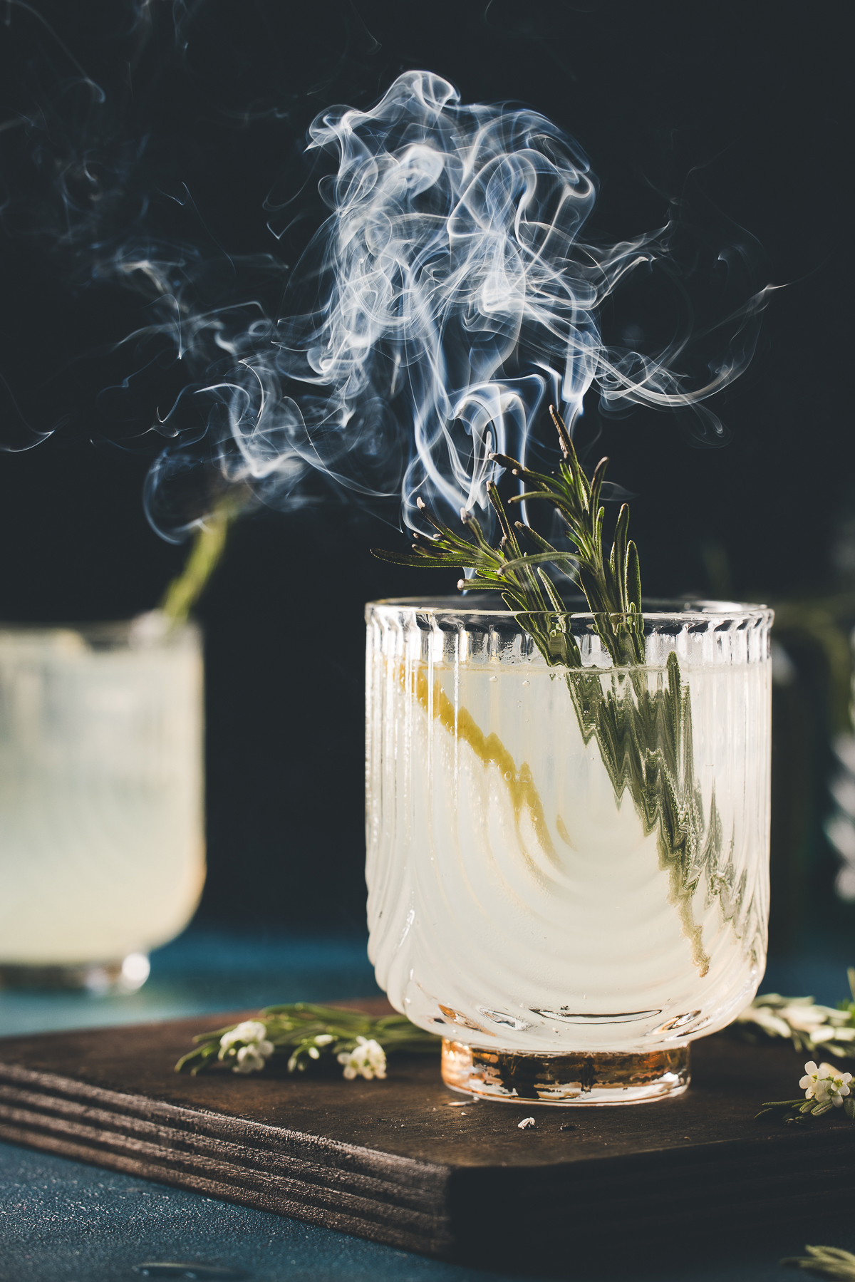 Rosemary-Ginger Gin Fizz