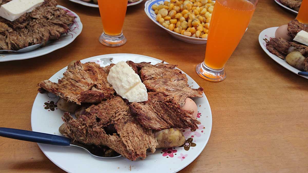 Slow-Cooked Bolivian Charque Stew with Potatoes