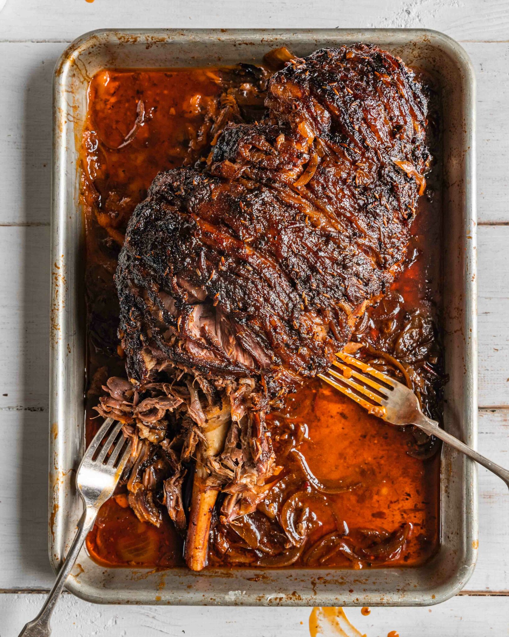 Slow-Cooked Lamb with Bush Tomato and Kakadu Plum Sauce