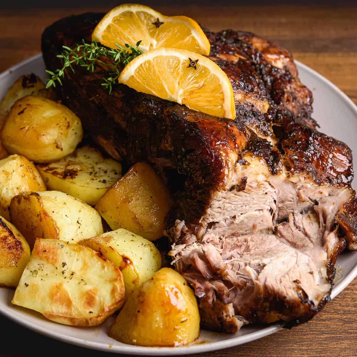 Slow-Roasted Pork Shoulder with Fennel and Orange