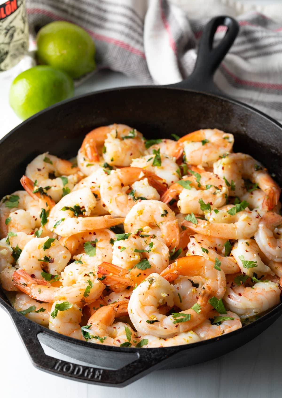 Sautéed Shrimp with Spicy Garlic and Lime