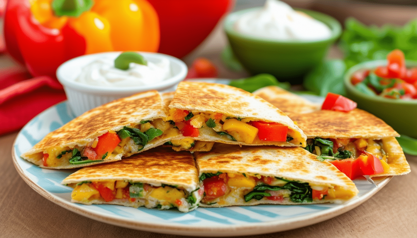 Vegetable-Packed Mini Quesadillas for Children