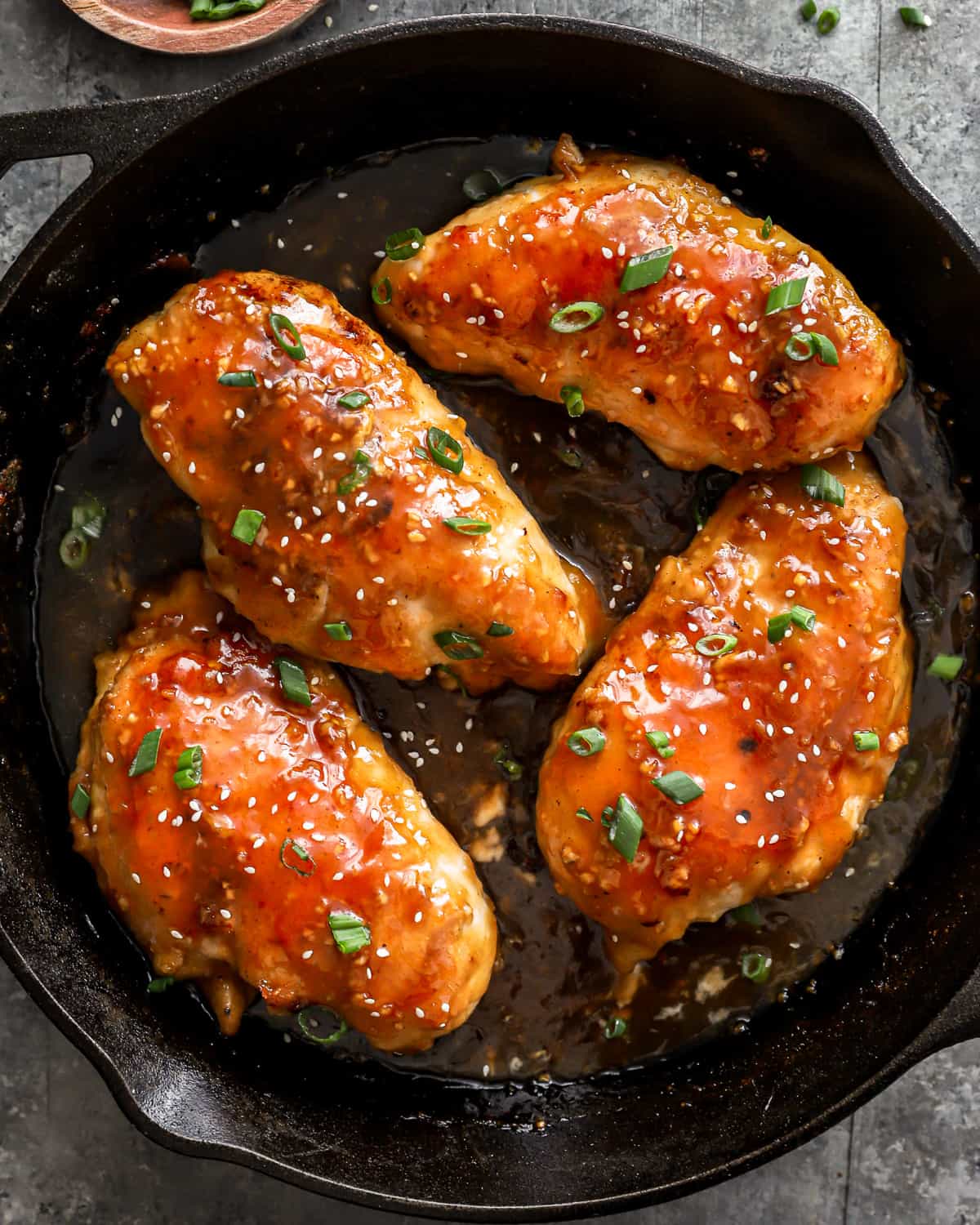 Pan-Seared Chicken Breast with Citrus Honey Glaze