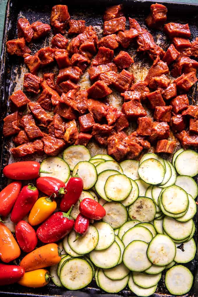Sheet Pan Regional-Spiced Beef and Root Vegetables