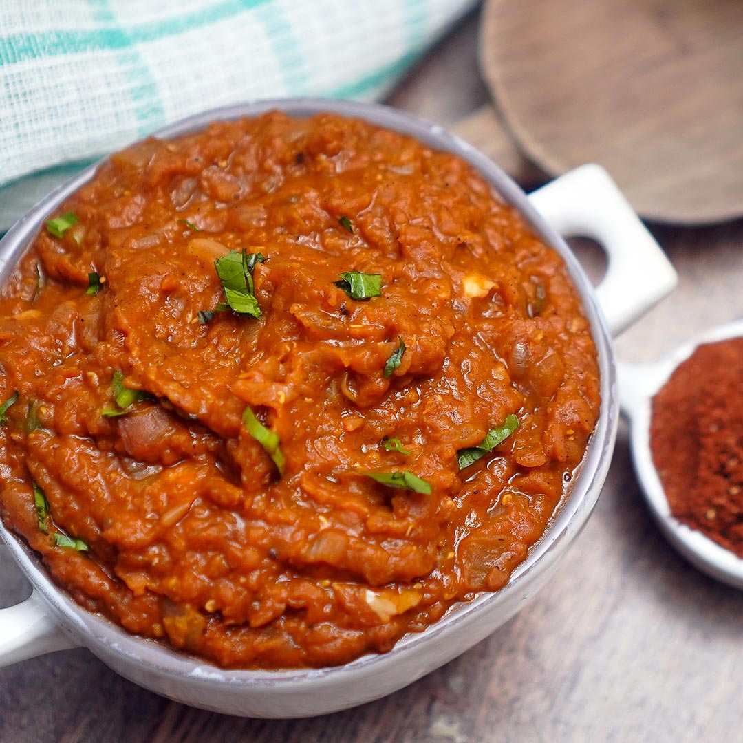 Berbere-Spiced Ethiopian Lentil Stew (Mesir Wot)