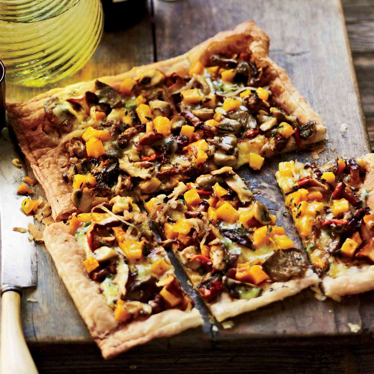 French-Inspired Roasted Mushroom and Gruyère Tart