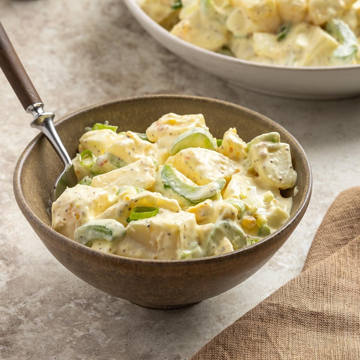 Fermented Sour Cream and Herb Potato Salad