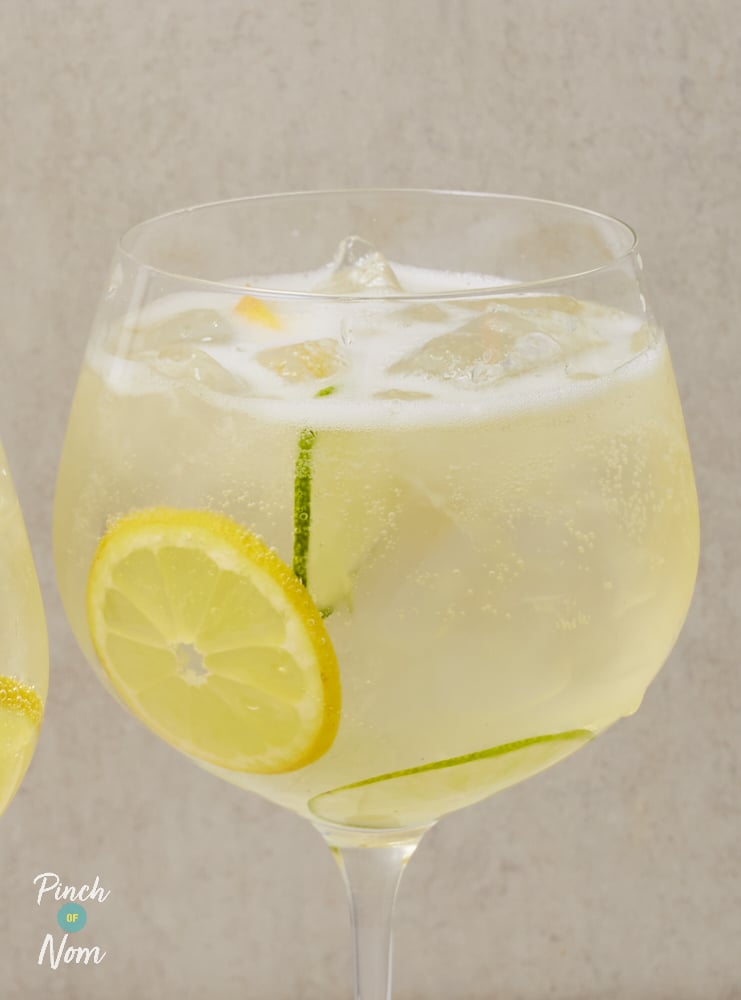 Gin and Elderflower Stirred Fizz