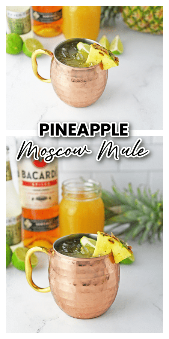 Rum Pineapple Spiced Mule