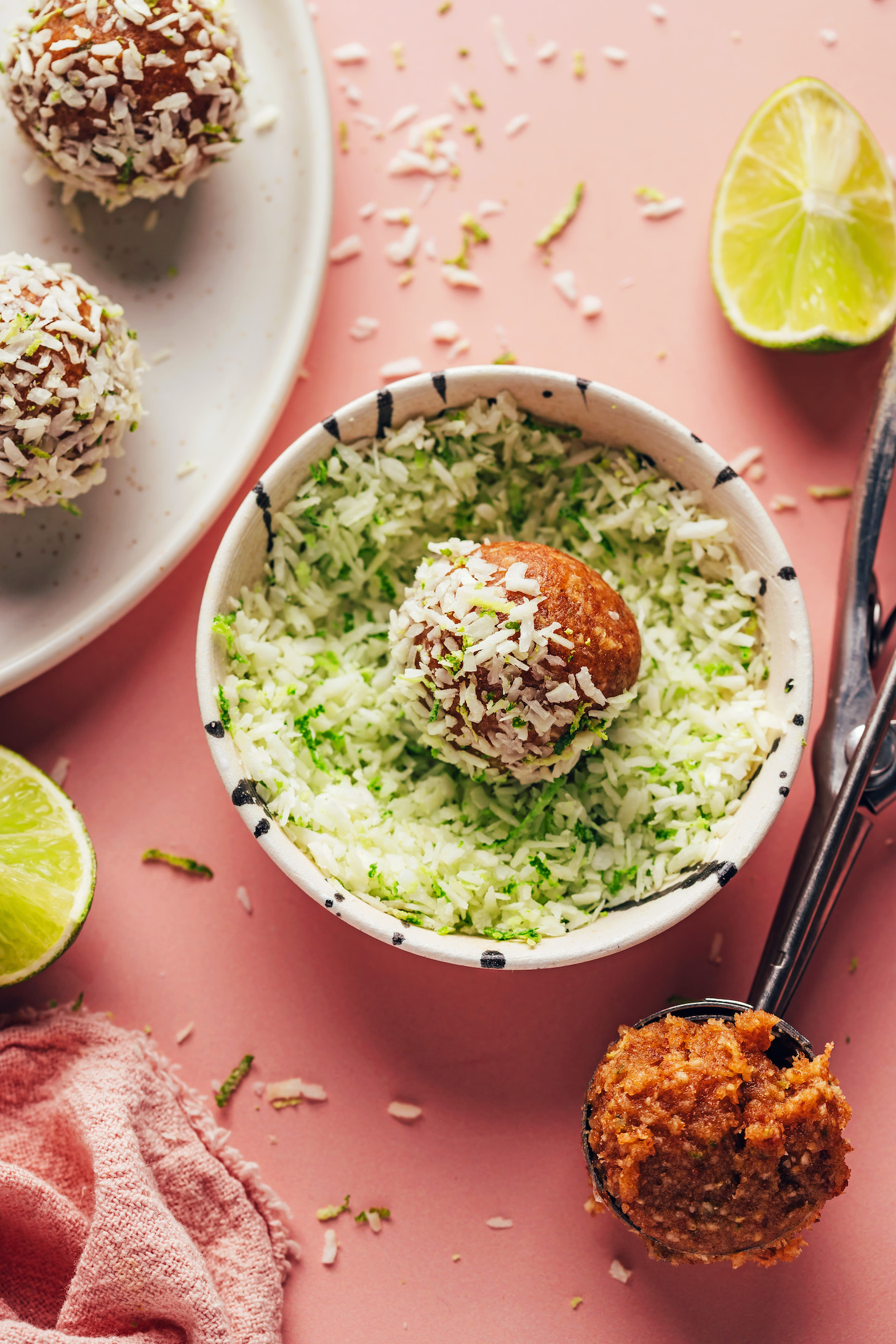 Five-Ingredient Coconut Lime Energy Bites