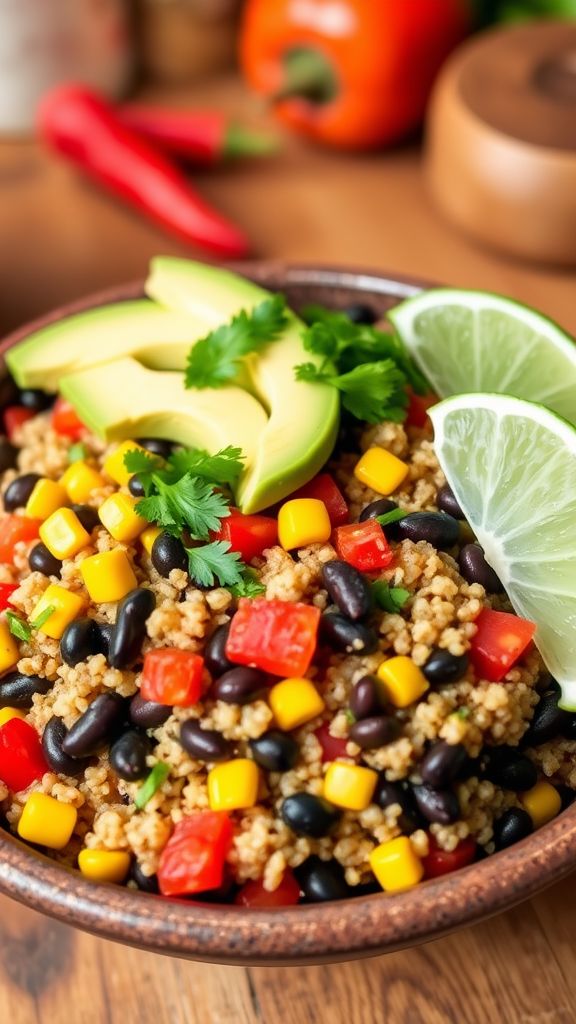 Opia-Spiced Black Bean and Quinoa Salad
