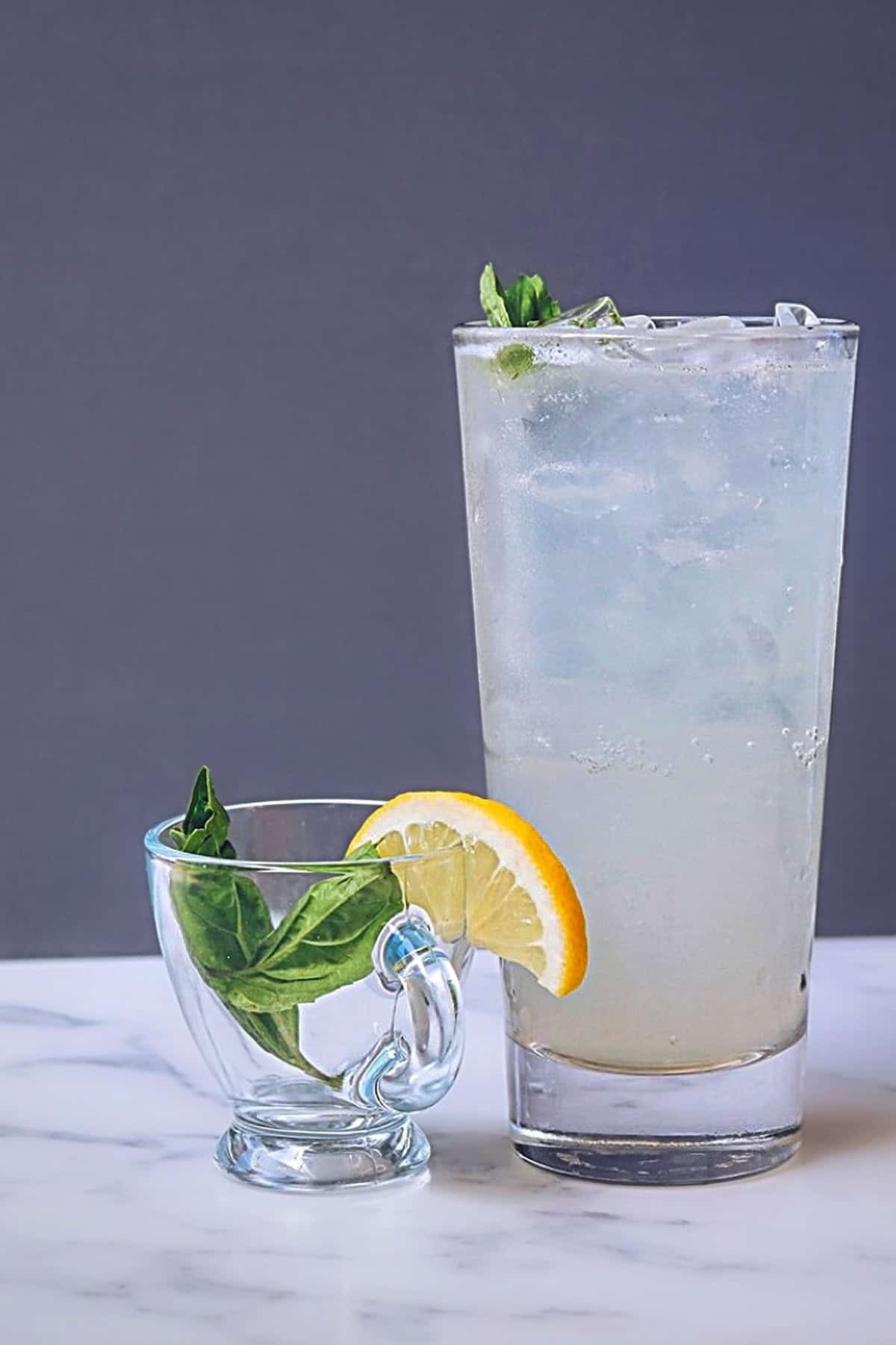 Basil-Pressed Vodka Lemonade
