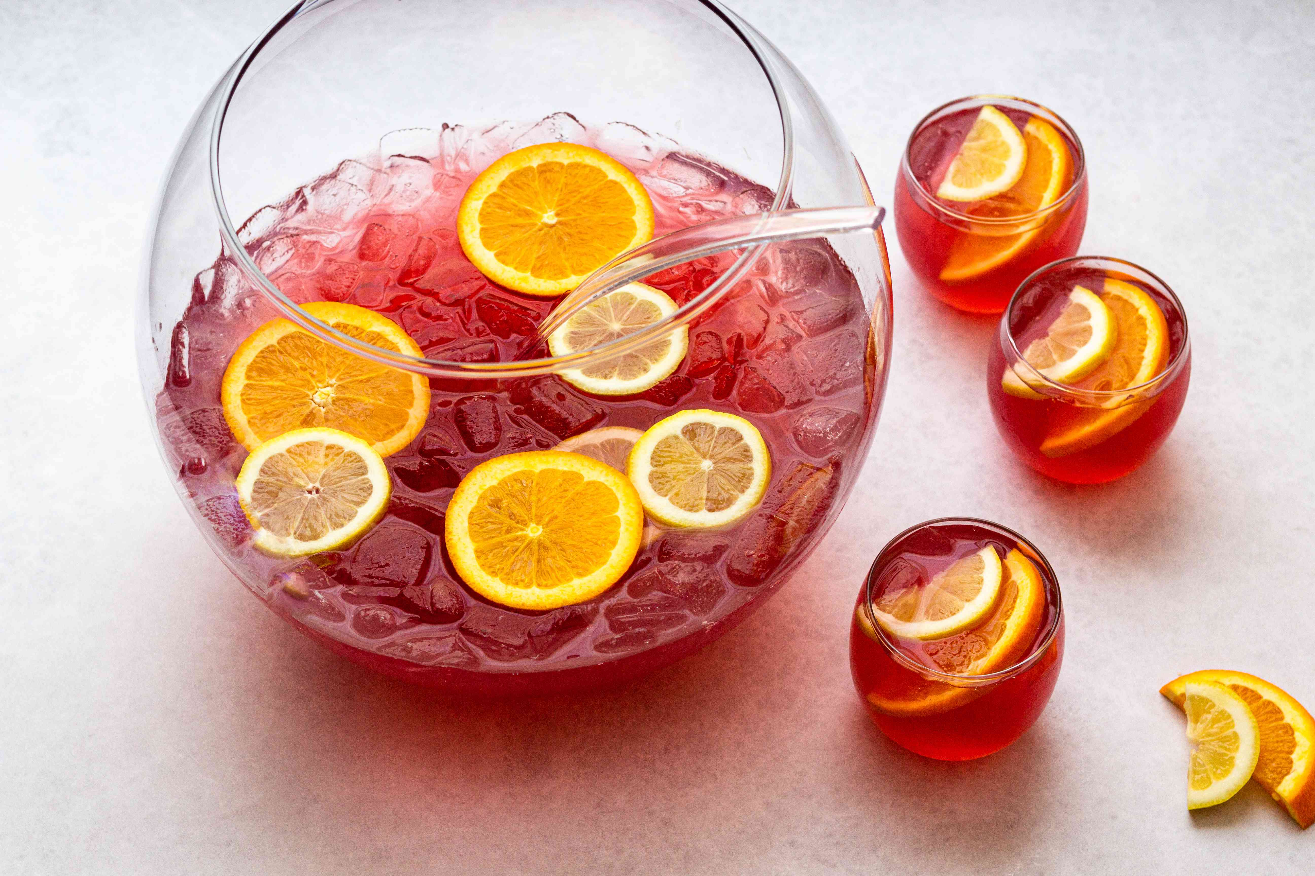 Southern-Style Non-Alcoholic Citrus and Berry Punch
