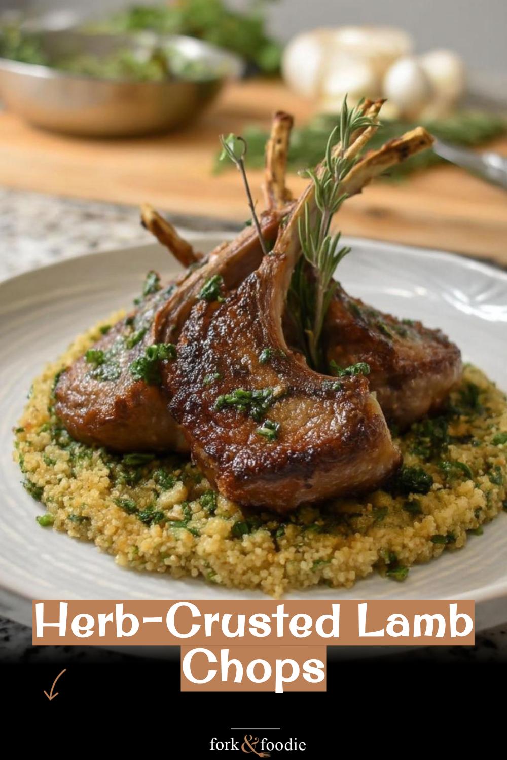 Golden Crust Herb-Crusted Lamb Chops