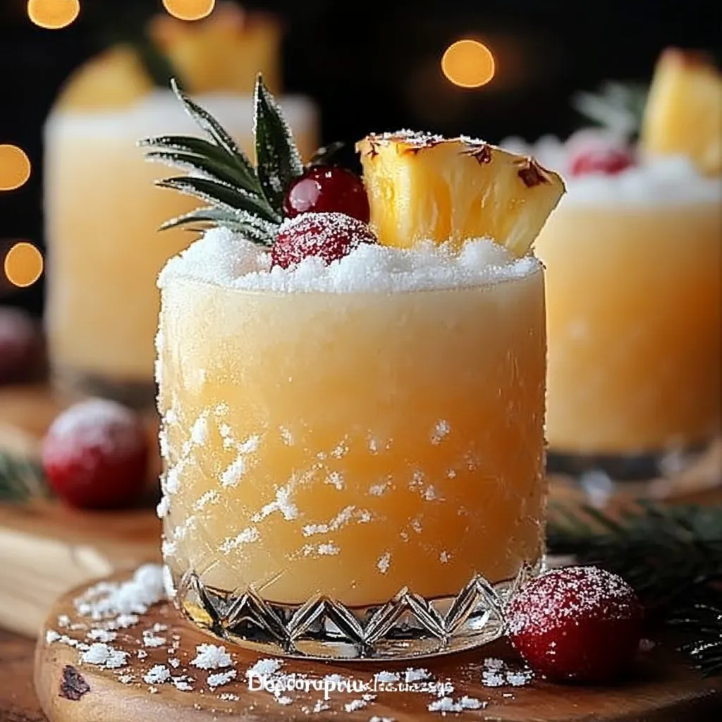 Frozen Absinthe and Pineapple Punch