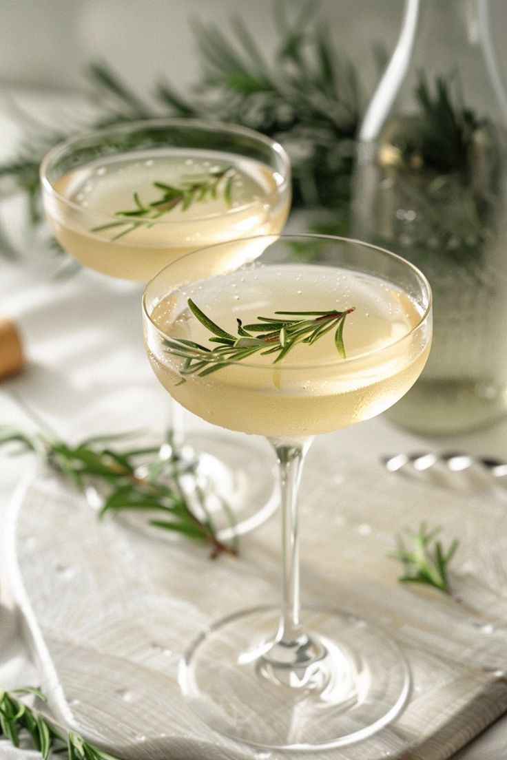 Mediterranean Rosemary Citrus Martini