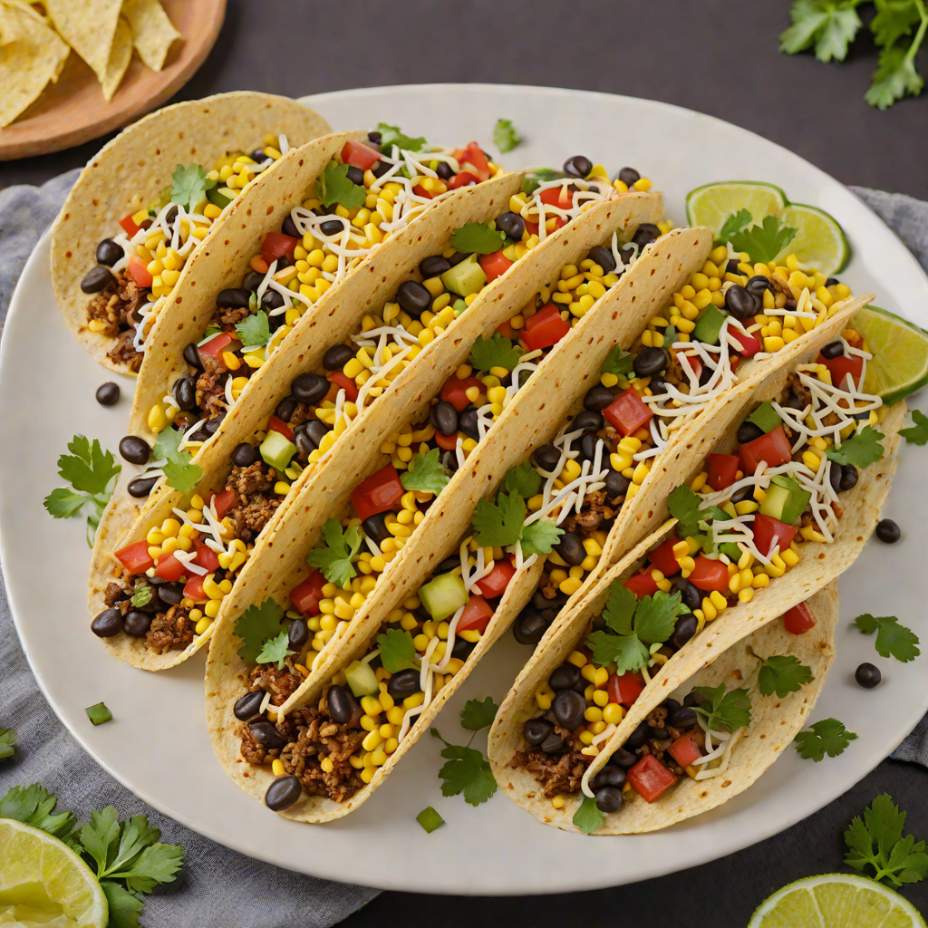 Zip Line Zip-Up Black Bean and Corn Tacos