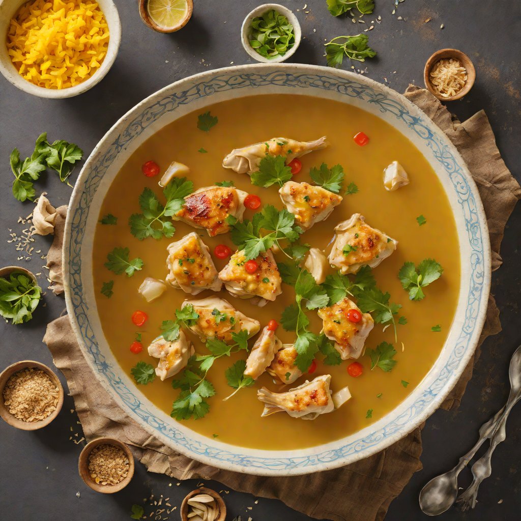 Ginger-Turmeric Chicken and Vegetable Broth