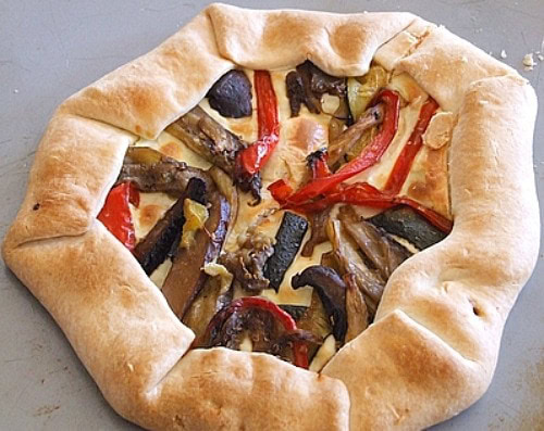 Herb-Roasted Vegetable Tart with Crisp Pastry
