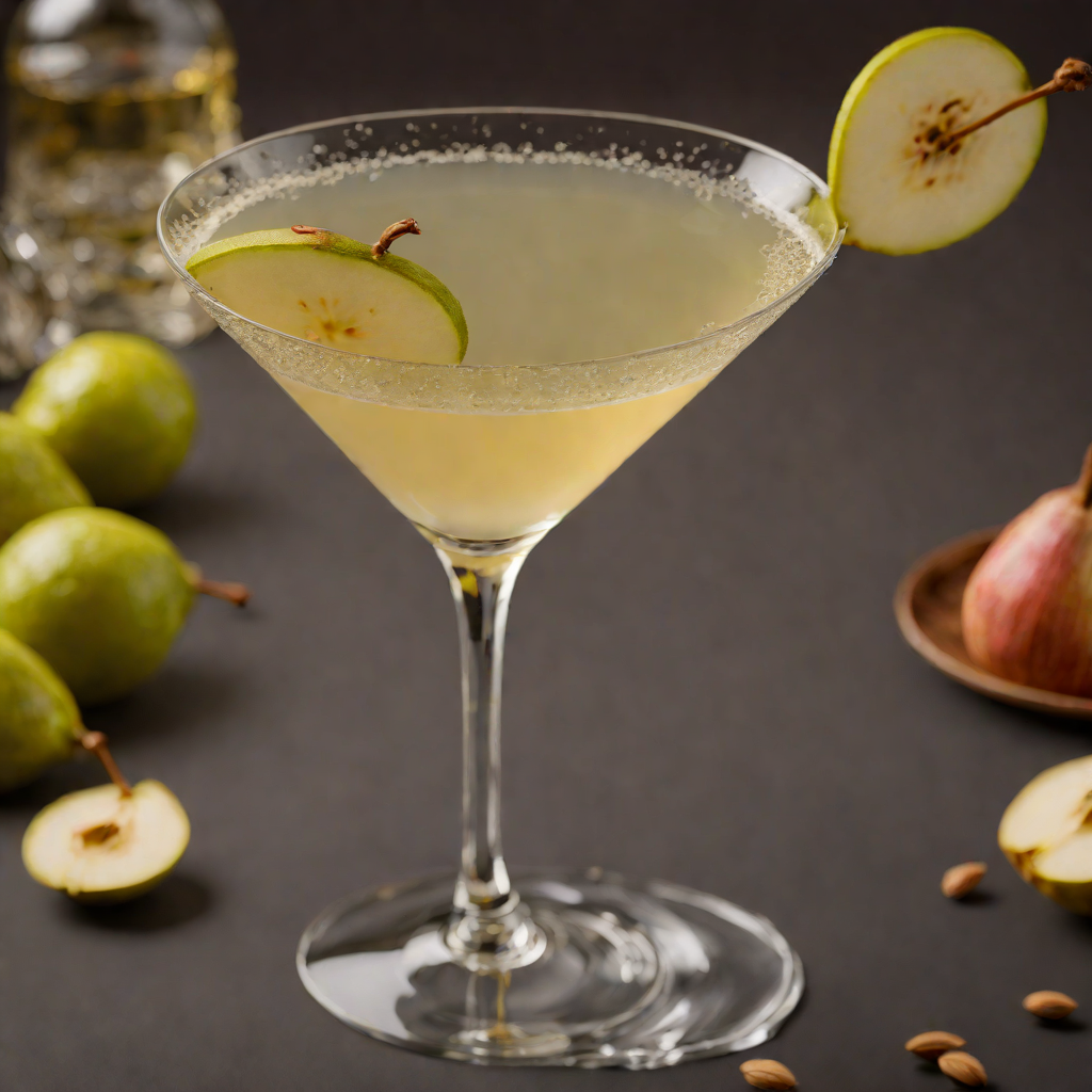 Pear and Cardamom Gin Martini