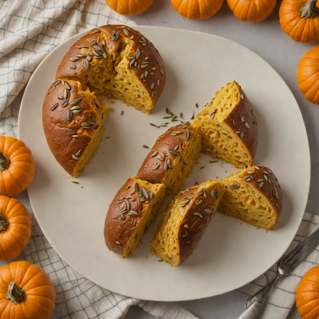Pumpkin and Aniseed Damper Bread