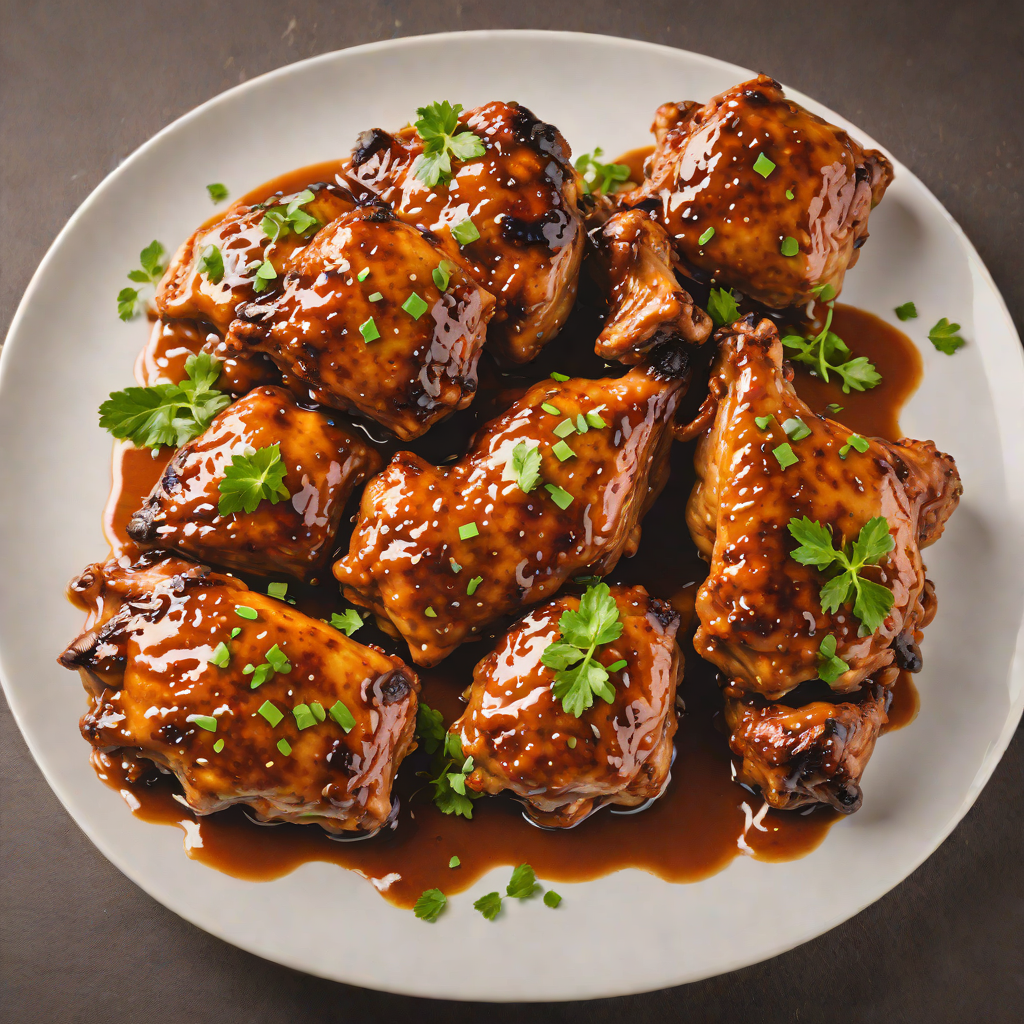 Smoked Memphis BBQ Chicken Thighs with Tangy Mop Sauce