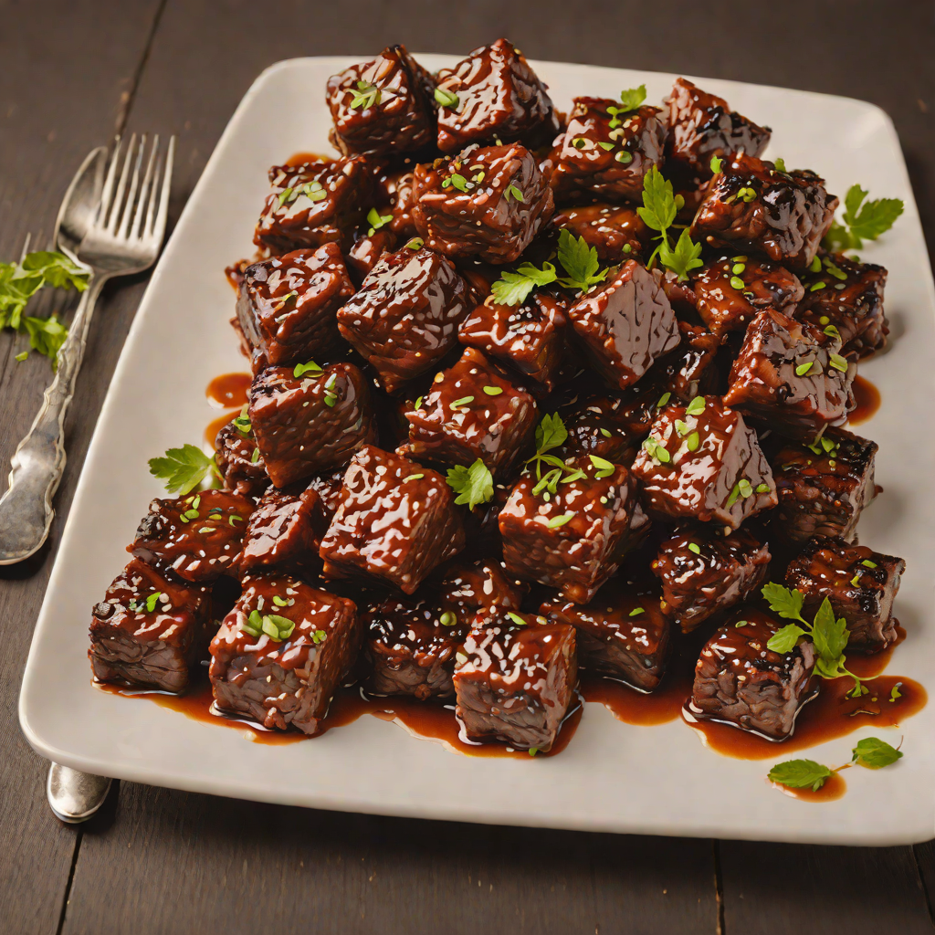 Memphis Style BBQ Beef Brisket Burnt Ends