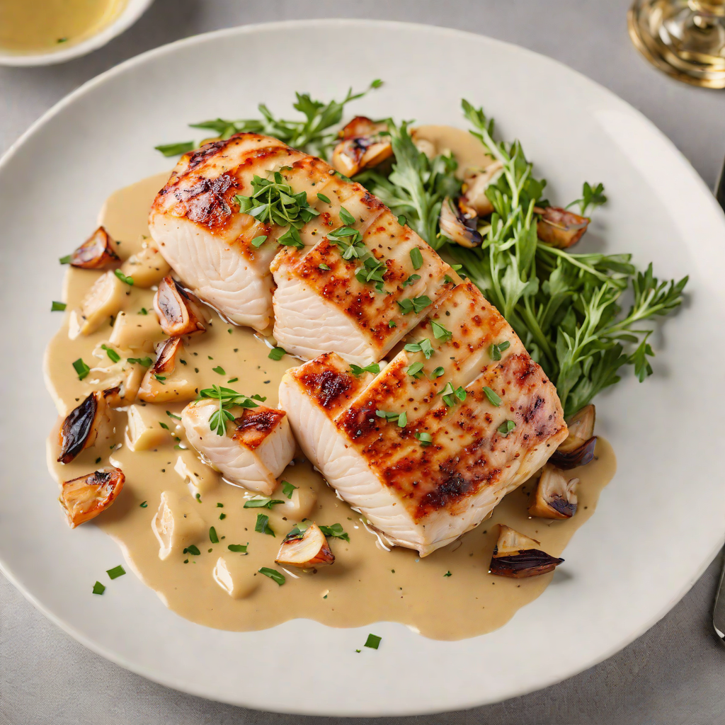Pan-Seared Chicken Breast with Shallot and White Wine Sauce
