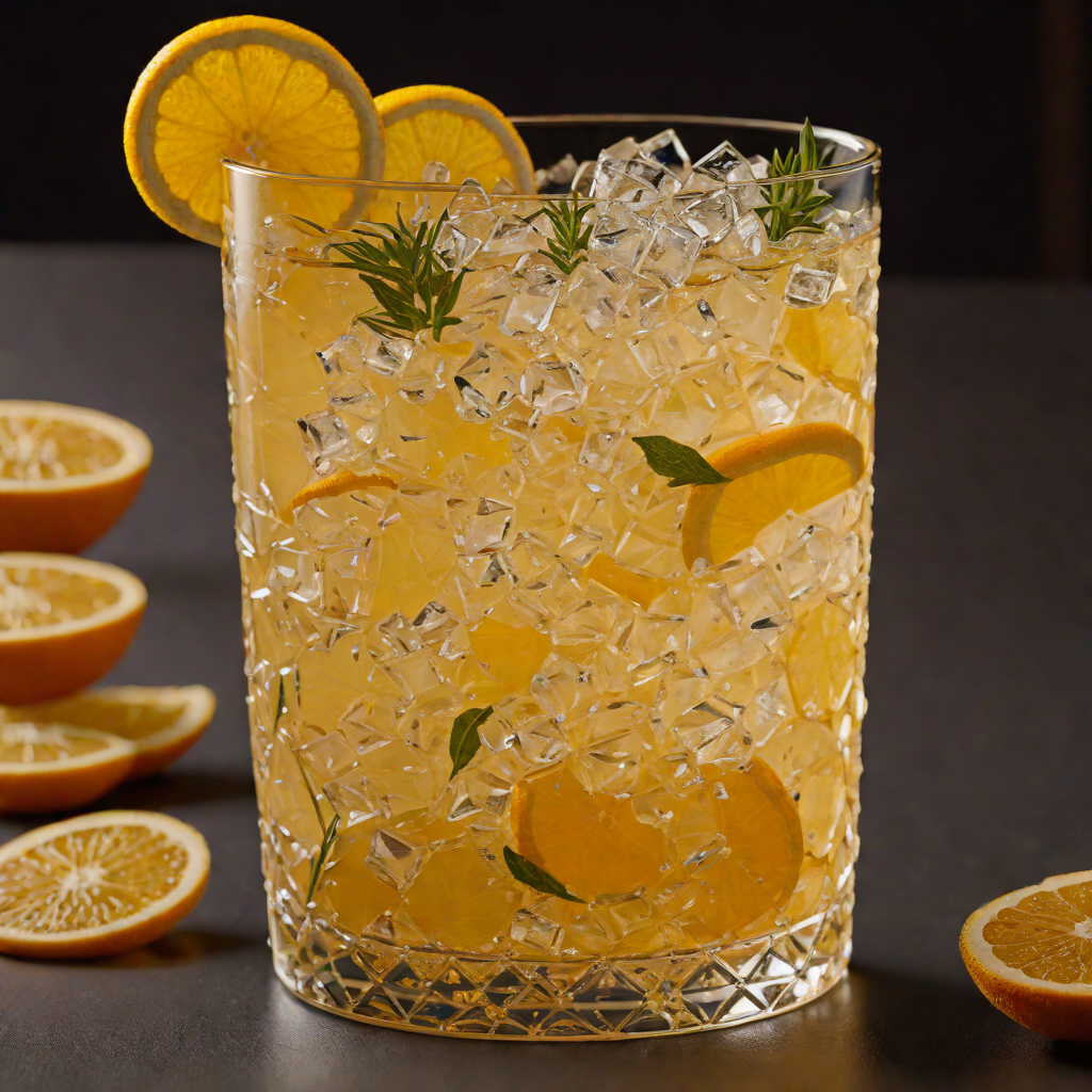 Citrus-Spiced Rye Highball with Club Soda