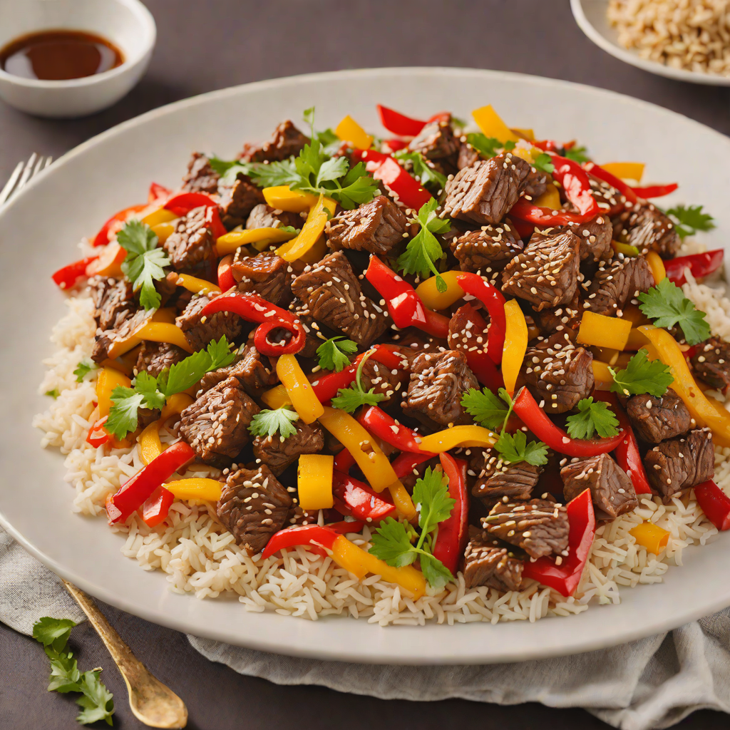 Sautéed Beef and Bell Pepper Stir-Fry with Coconut Aminos