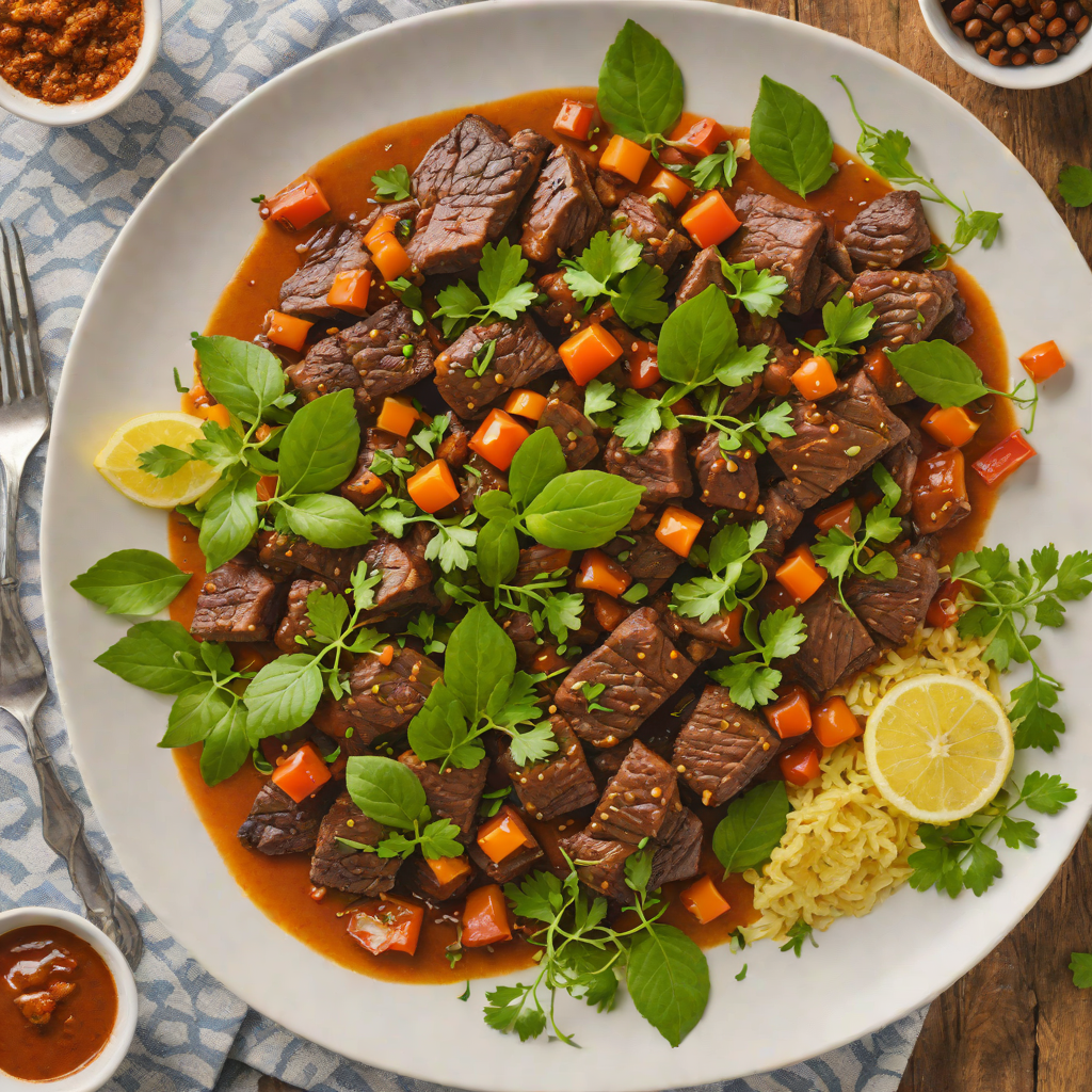 Ethiopian-Inspired Spiced Beef Tibs with Berbere and Fresh Herbs
