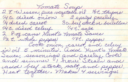 Census Language-Infused Tomato Soup