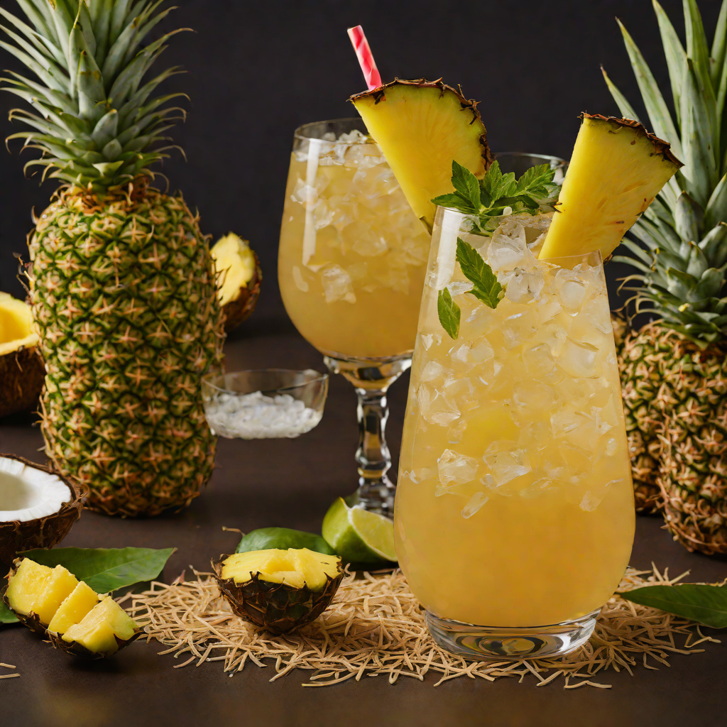 Tiki-Inspired Pineapple Coconut Rum Punch