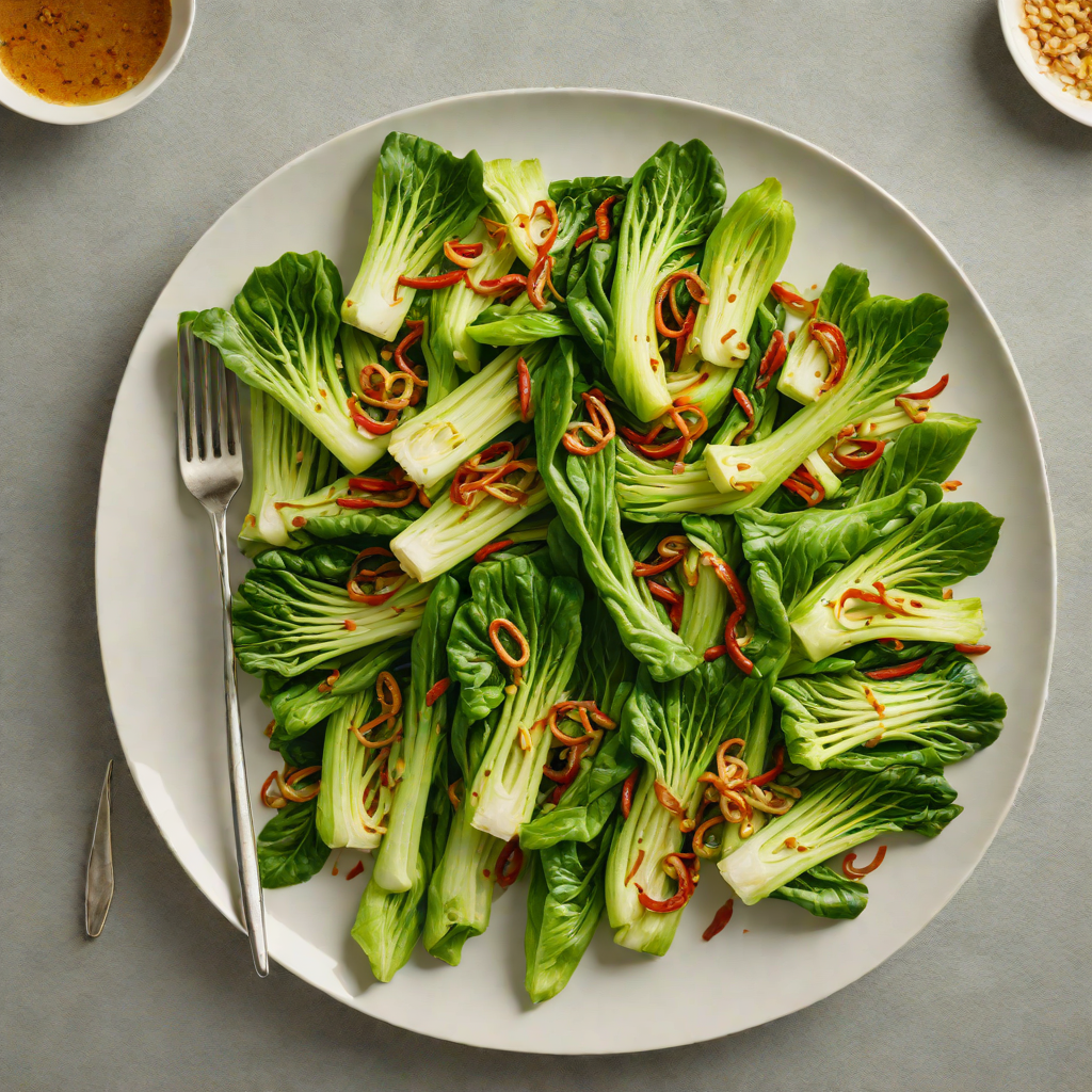 Garlic and Chili Stir-Fried Bok Choy for Immune Support