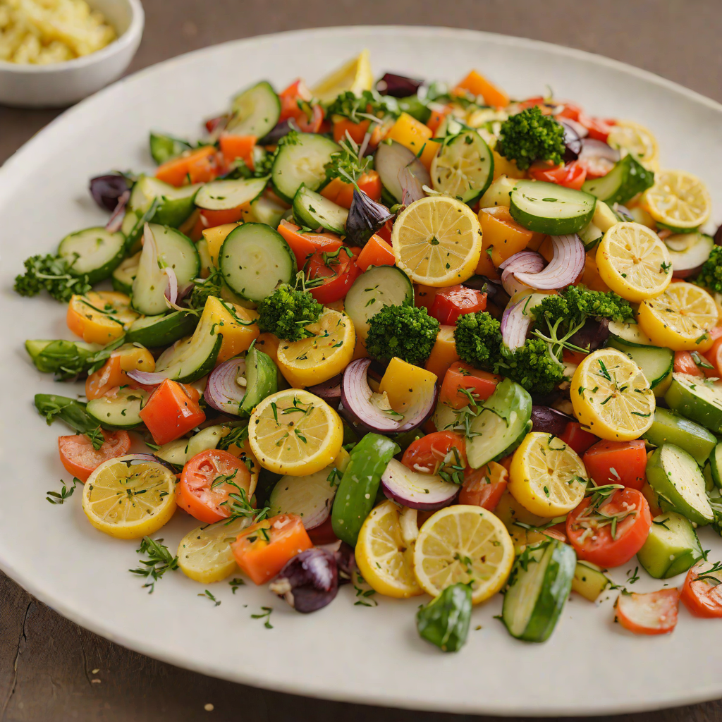 Sautéed Regional Vegetable Medley with Garlic and Lemon