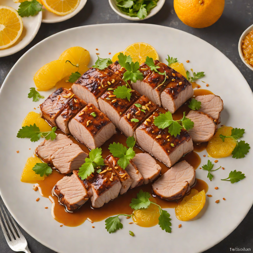 Caribbean Rum-Glazed Pork Tenderloin with Citrus and Vanilla