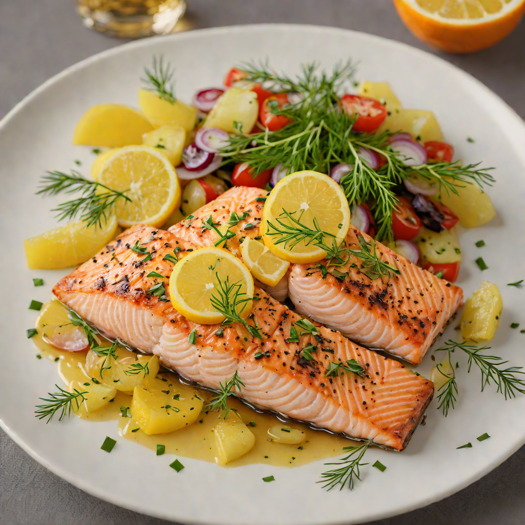 Northbound Citrus and Dill Grilled Salmon