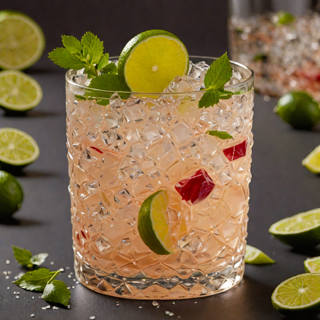 Rose Lime Vodka Cooler