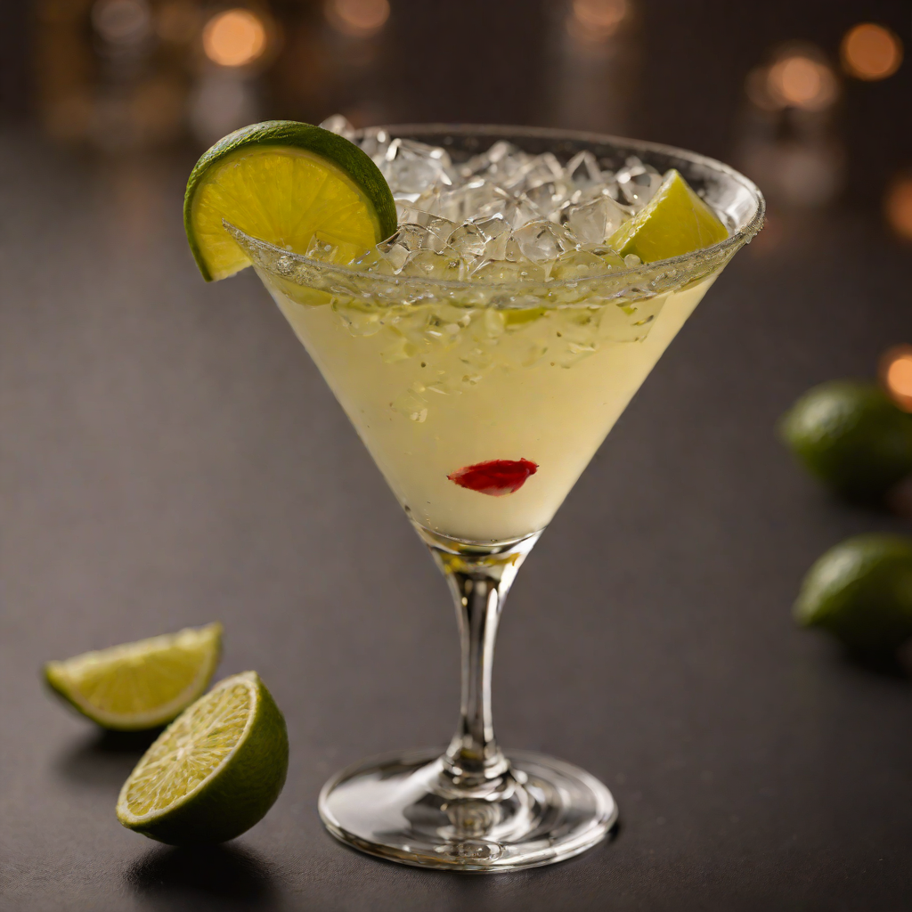 Rose's Lime Vodka Martini on the Rocks