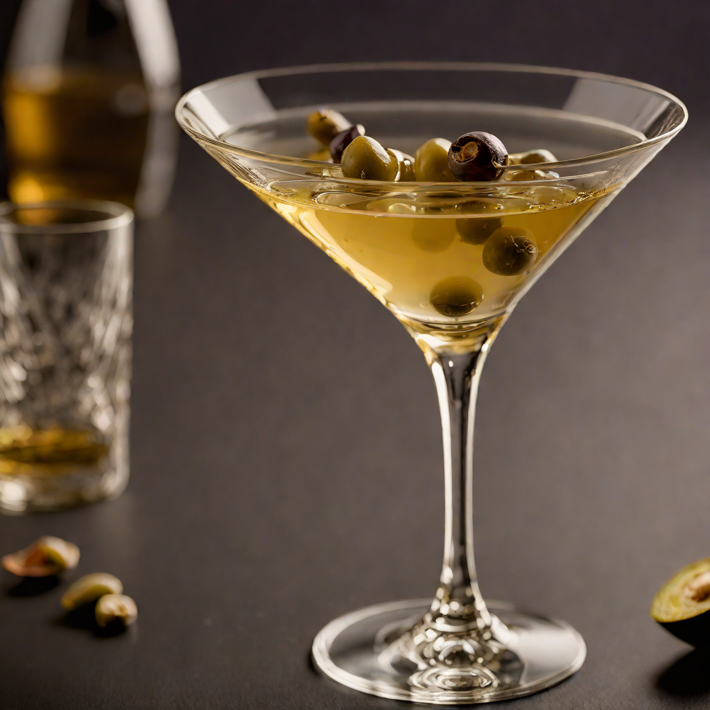 Smoky Olive Vodka Martini