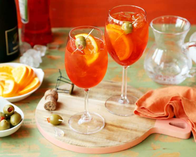 Aperol Basil Fizz