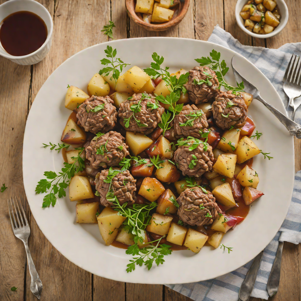 Slow-Simmered Lamb Kleftiko with Herb Potatoes