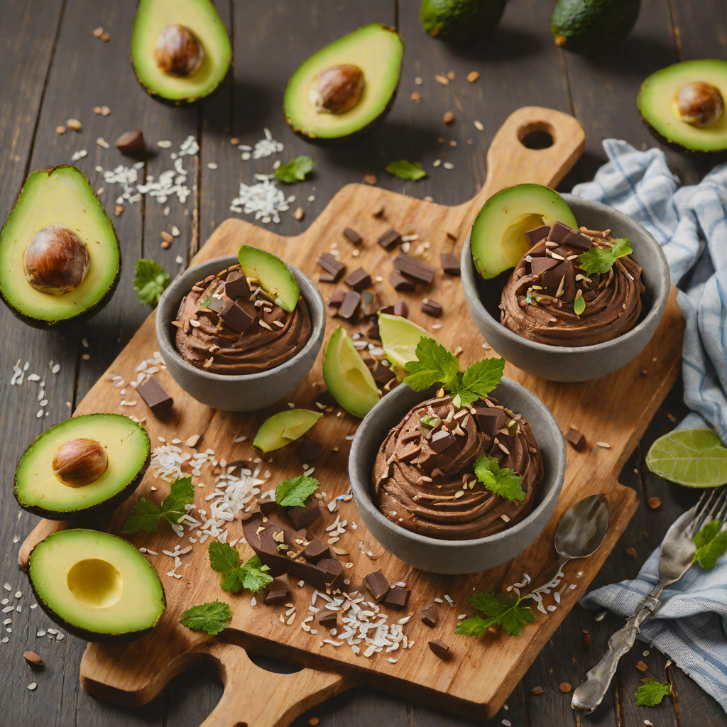 No-Bake Chocolate Avocado Mousse with Maple and Sea Salt