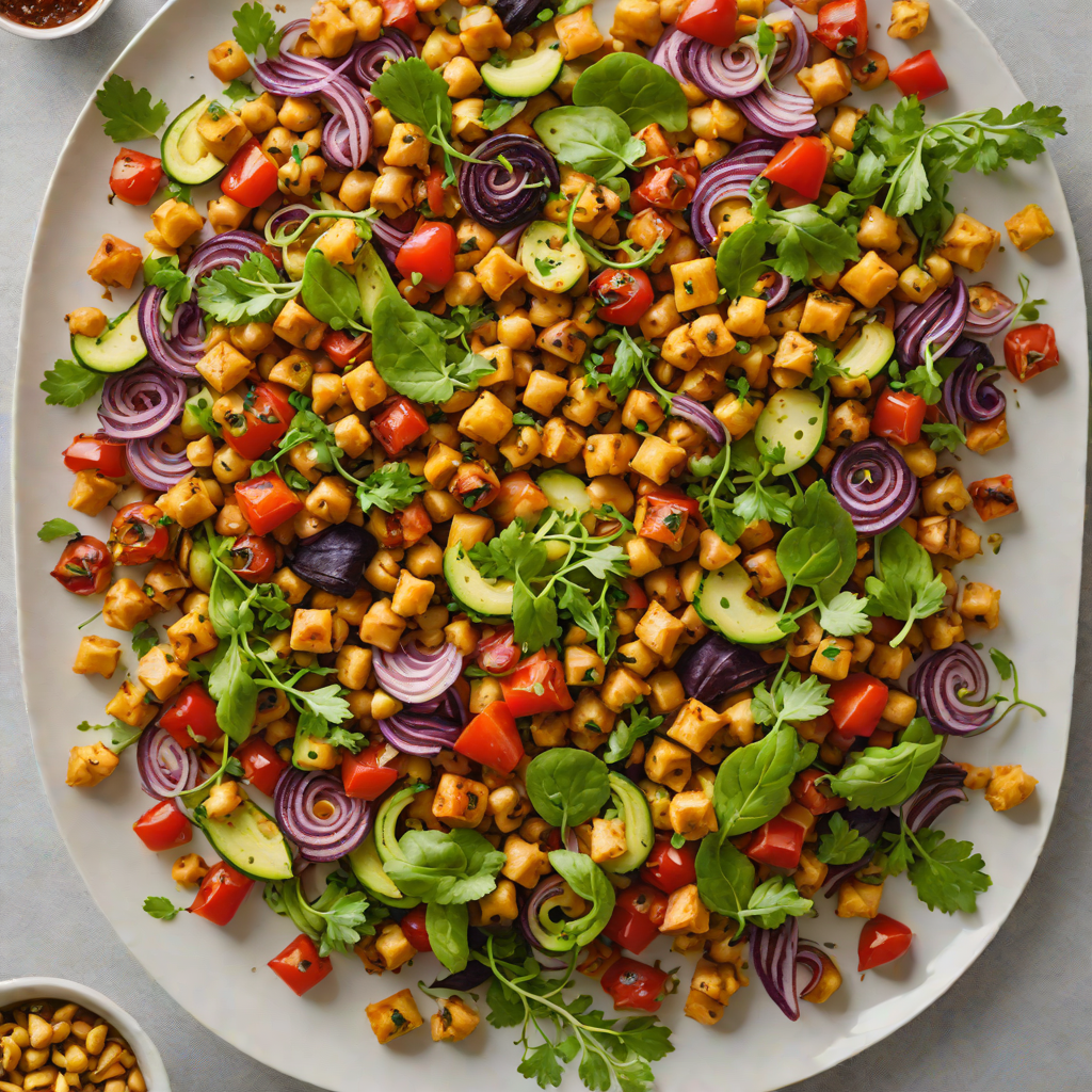 Sheet Pan Harissa-Roasted Chickpea and Vegetable Medley