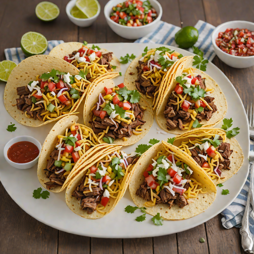 Grilled Tex-Mex Brisket Tacos with Cowboy Mac’s Salsa