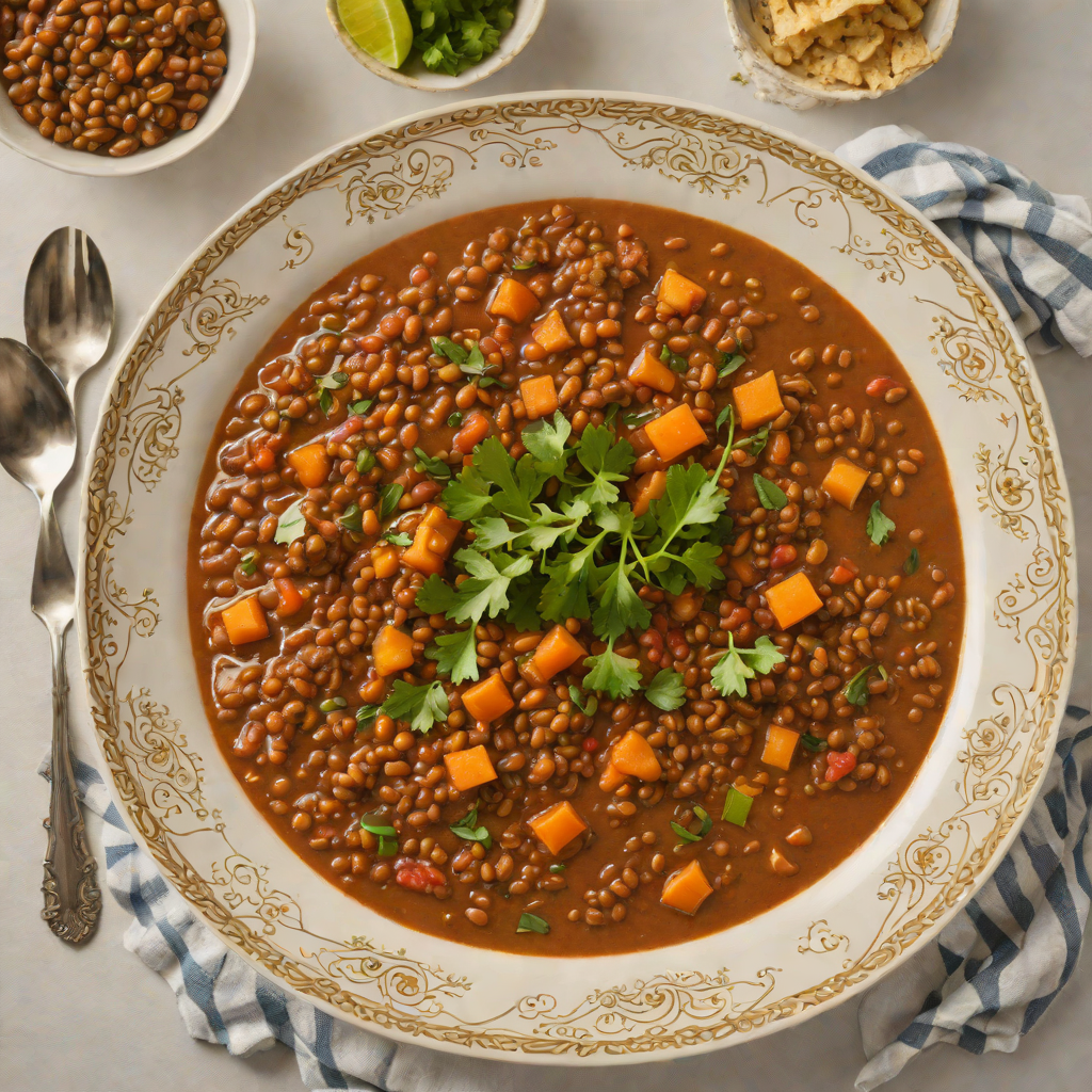 Ethiopian-Inspired Lentil Stew with Berbere and Ginger