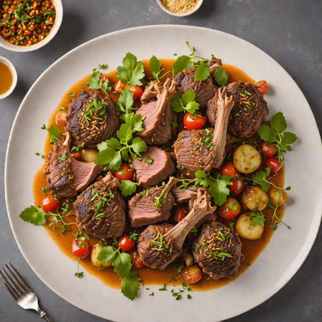 Slow-Roasted Lamb with Ethiopian Mitmita Rub